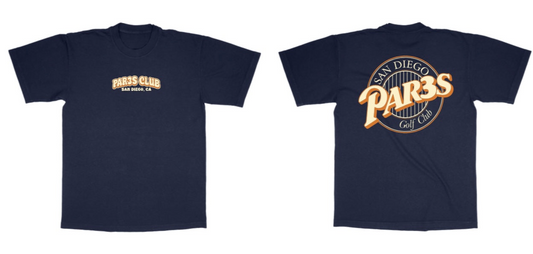 Navy Blue/Orange Swingin Tees
