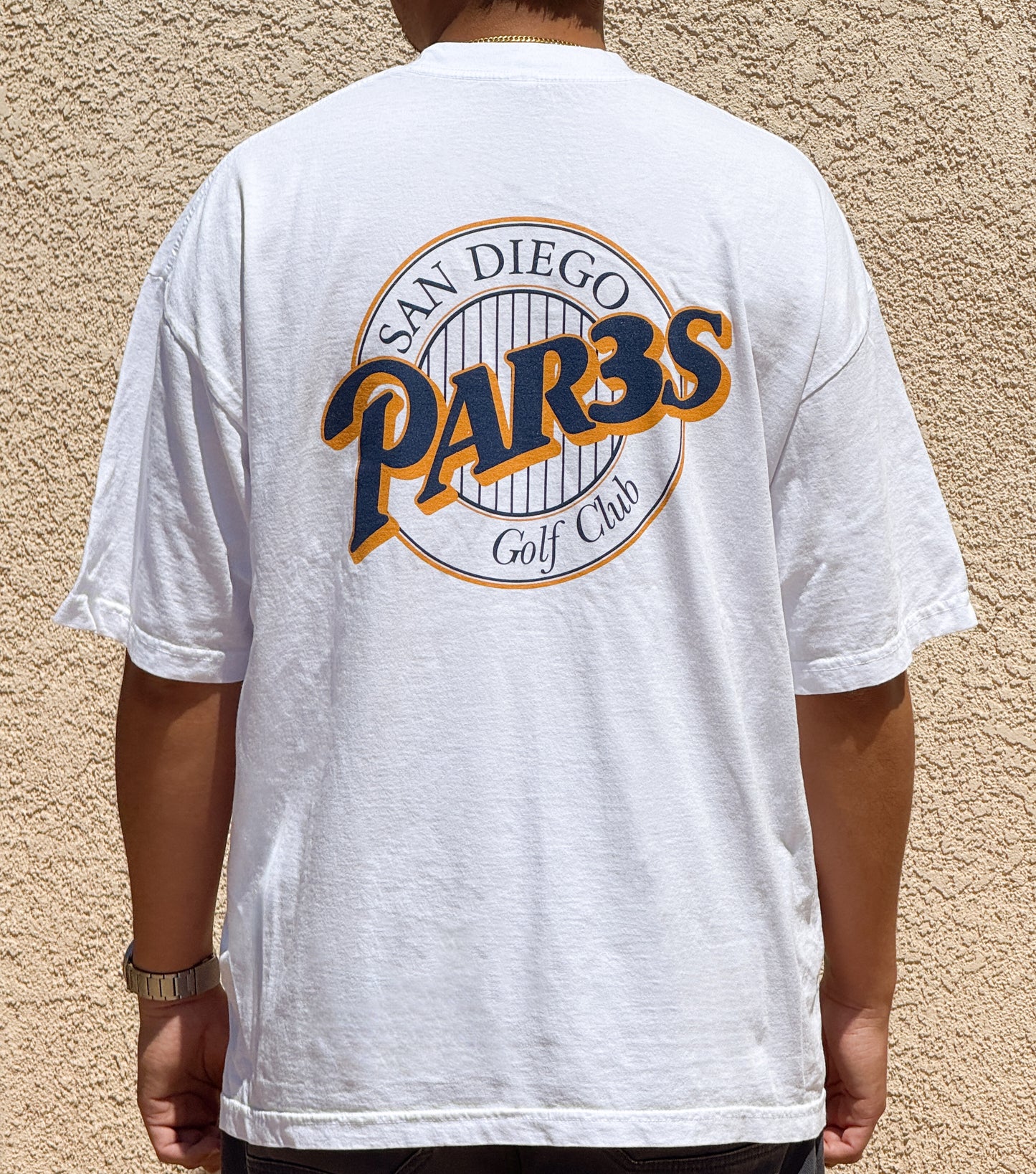 White Swingin Tee