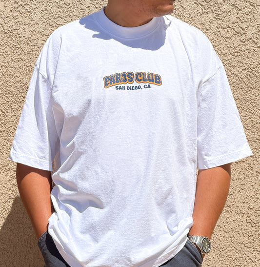 White Swingin Tee